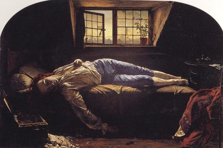 Henry Wallis Chatterton oil painting image
